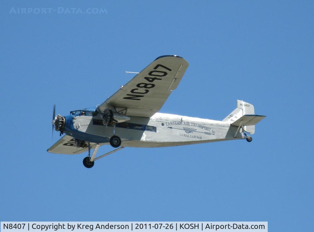 N8407, 1929 Ford 4-AT-E Tri-Motor C/N 69, EAA AirVenture 2011