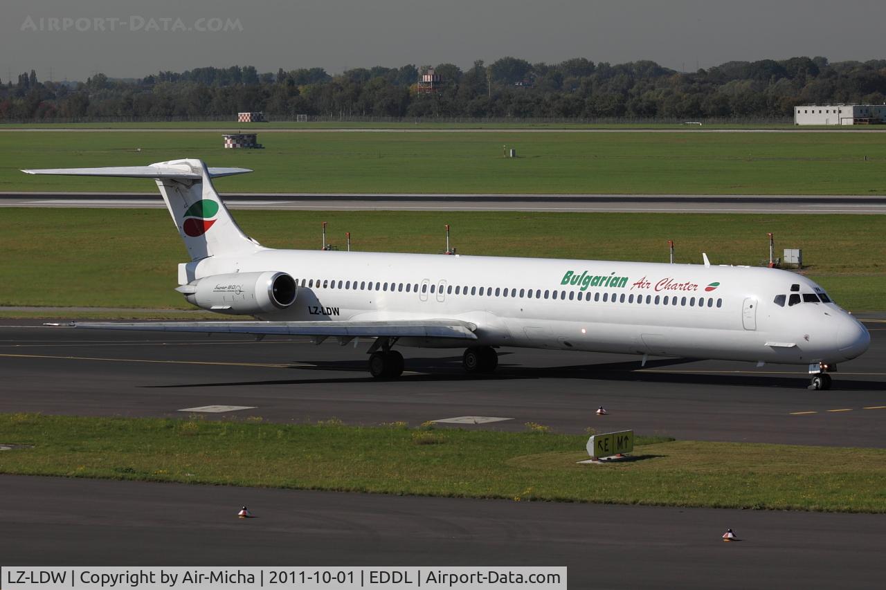 LZ-LDW, 1989 McDonnell Douglas MD-82 (DC-9-82) C/N 49795, Bulgarian Air Charter, McDonnell Douglas MD-82, CN: 49795/1639