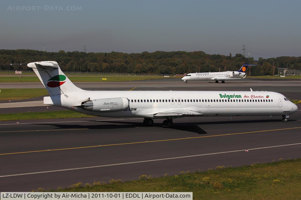 LZ-LDW, 1989 McDonnell Douglas MD-82 (DC-9-82) C/N 49795, Bulgarian Air Charter, McDonnell Douglas MD-82, CN: 49795/1639