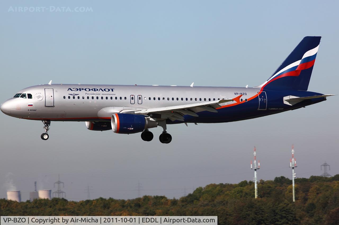 VP-BZO, 2008 Airbus A320-214 C/N 3574, Aeroflot, Airbus A320-214, CN: 3574, Name: V. Bering