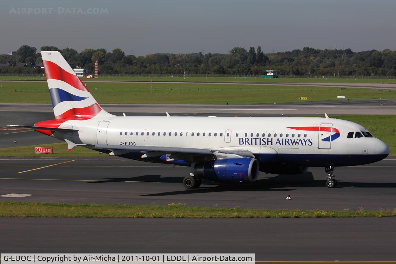 G-EUOC, 2001 Airbus A319-131 C/N 1537, British Airways, Airbus A319-131, CN: 1537
