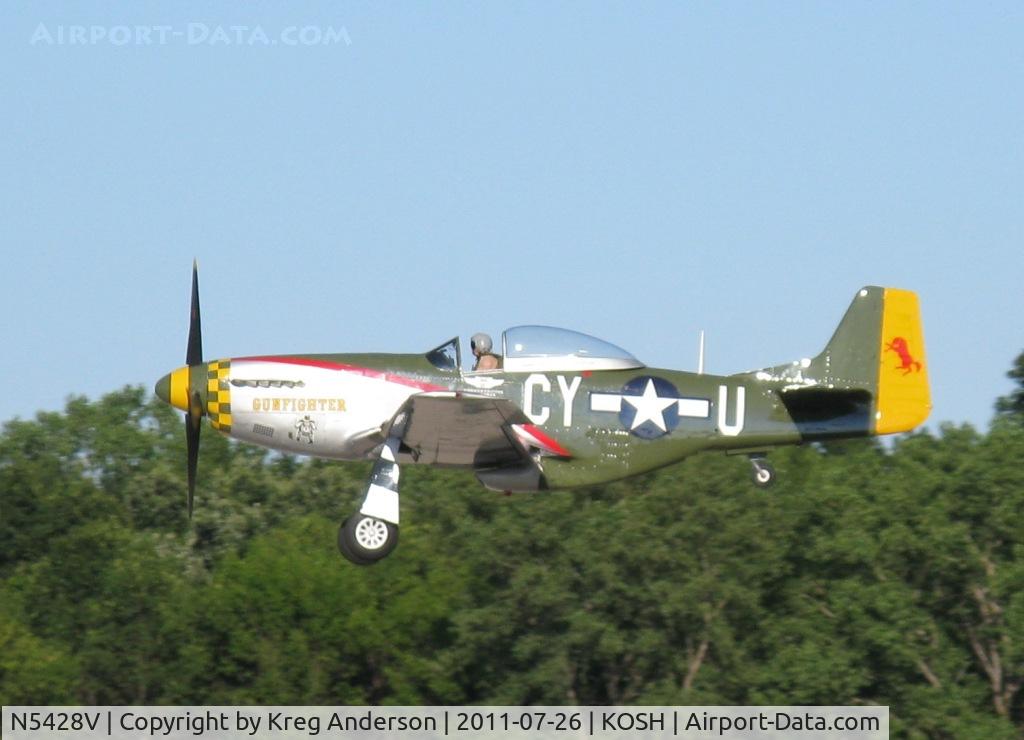 N5428V, 1944 North American P-51D Mustang C/N 122-39723, EAA AirVenture 2011