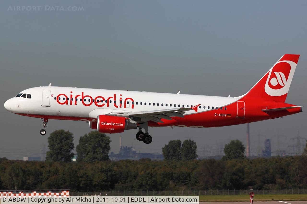 D-ABDW, 2009 Airbus A320-214 C/N 3945, Air Berlin, Airbus A320-214, CN: 3945