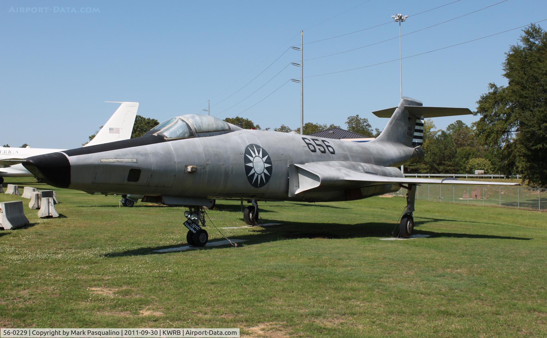 56-0229, 1956 McDonnell RF-101C Voodoo C/N 249, McDonnell RF-101C