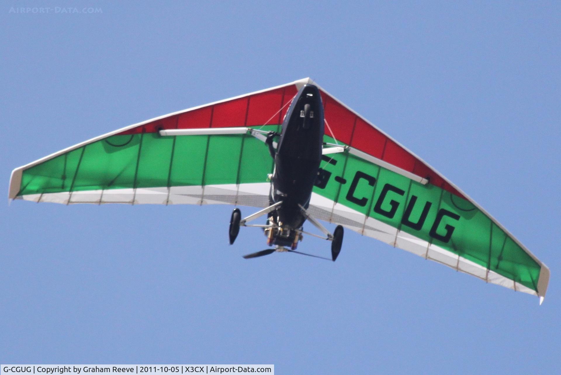 G-CGUG, 2010 P&M Aviation QuikR C/N 8557, Over head.