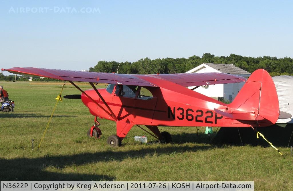 N3622P, 1955 Piper PA-22-150 C/N 22-3355, EAA AirVenture 2011