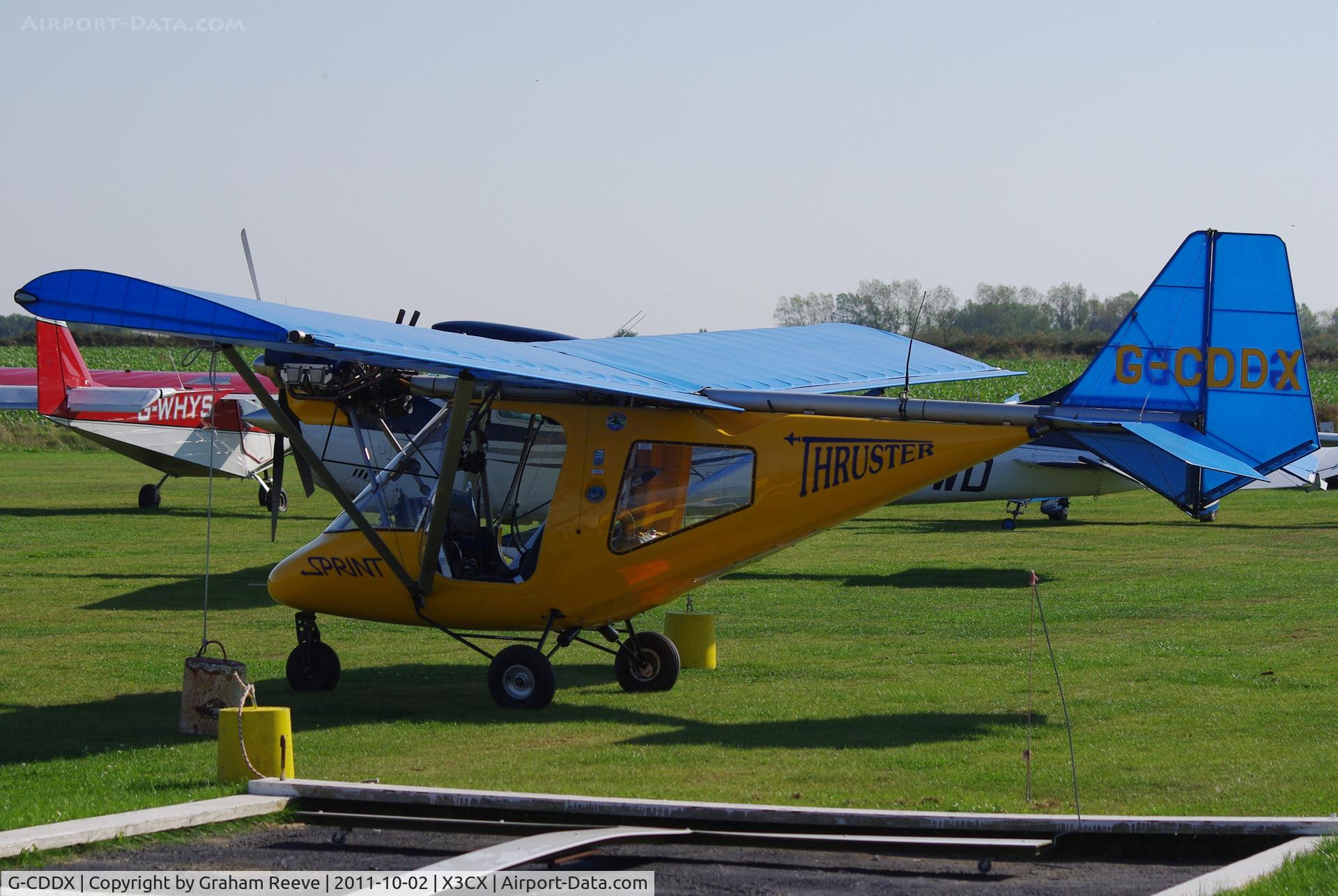 G-CDDX, 2004 Thruster T600N 450 C/N 0049-T600N-107, Parked in the sun.