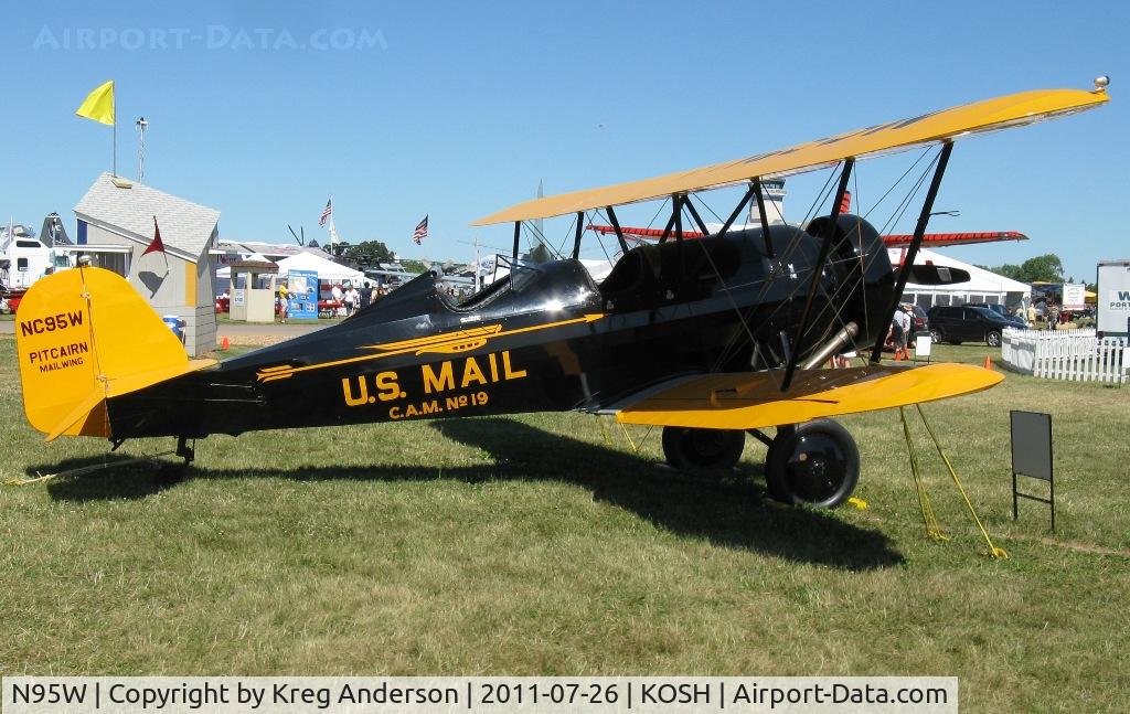 N95W, 1930 Pitcairn PA-7 Super Mailwing C/N 147, EAA AirVenture 2011