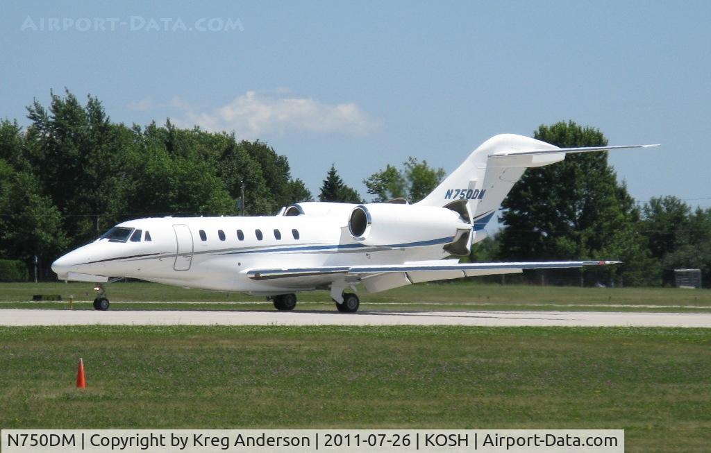 N750DM, 2001 Cessna 750 Citation X C/N 750-0146, EAA AirVenture 2011