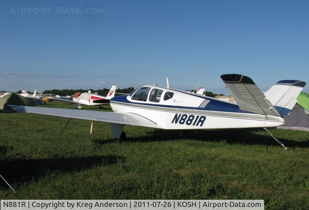 N881R, 1960 Beech M35 Bonanza C/N D-6290, EAA AirVenture 2011