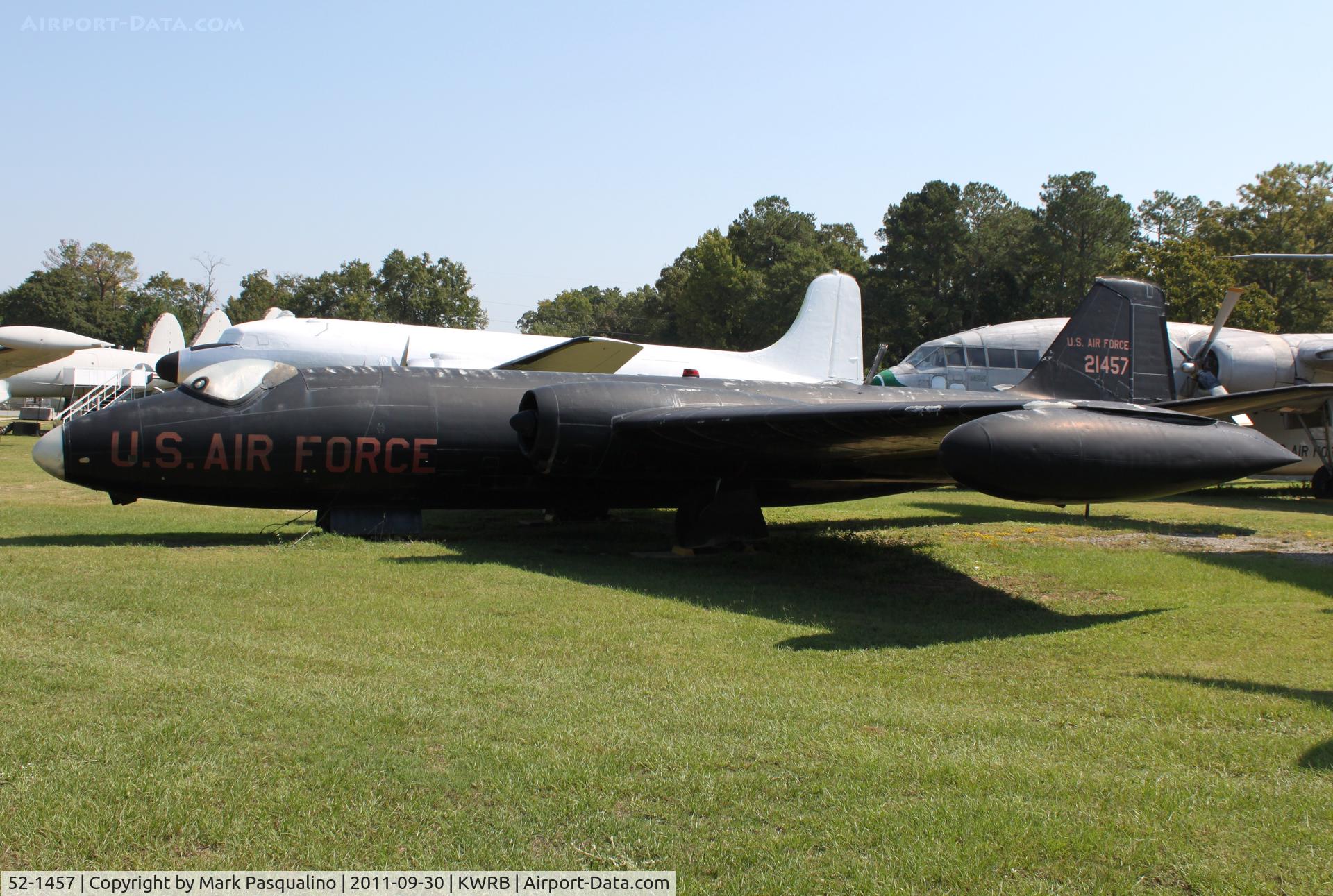 52-1457, 1952 Martin RB-57A Canberra C/N 040, Martin RB--57A