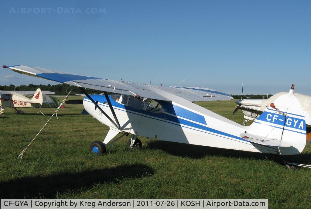 CF-GYA, 1950 Piper PA-20-115 Pacer C/N 20 434, EAA AirVenture 2011