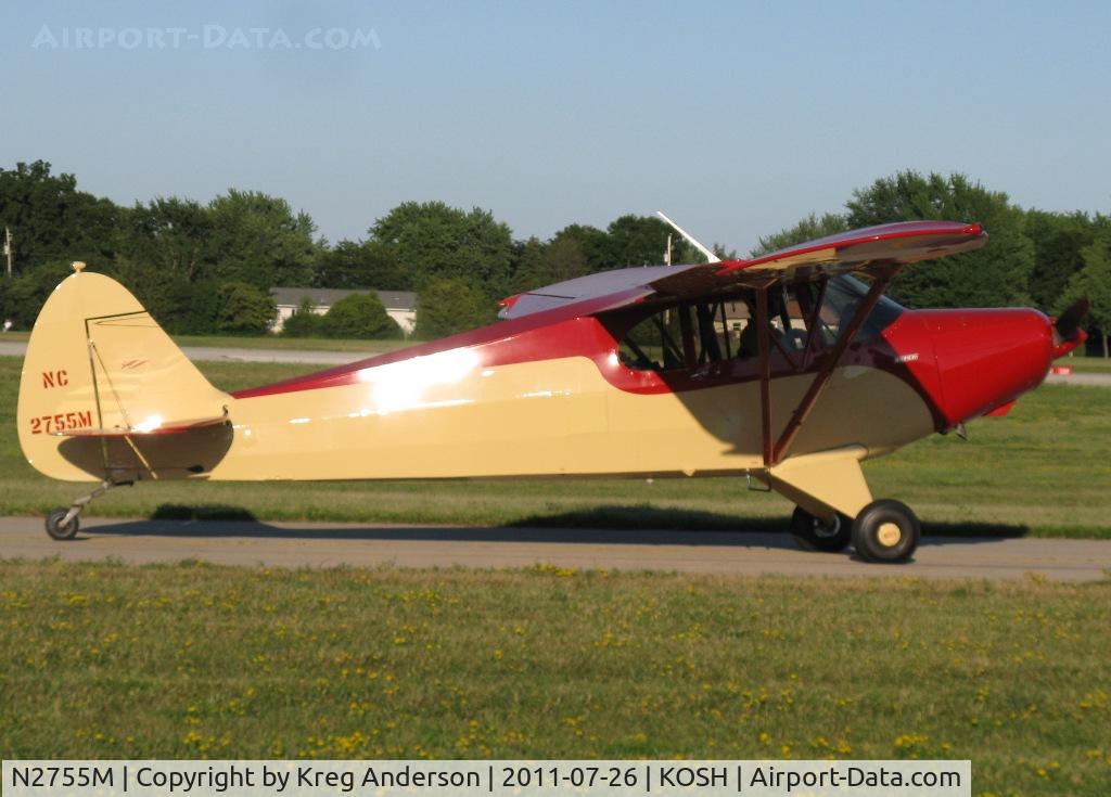 N2755M, 1946 Piper PA-12 Super Cruiser C/N 12-1240, EAA AirVenture 2011
