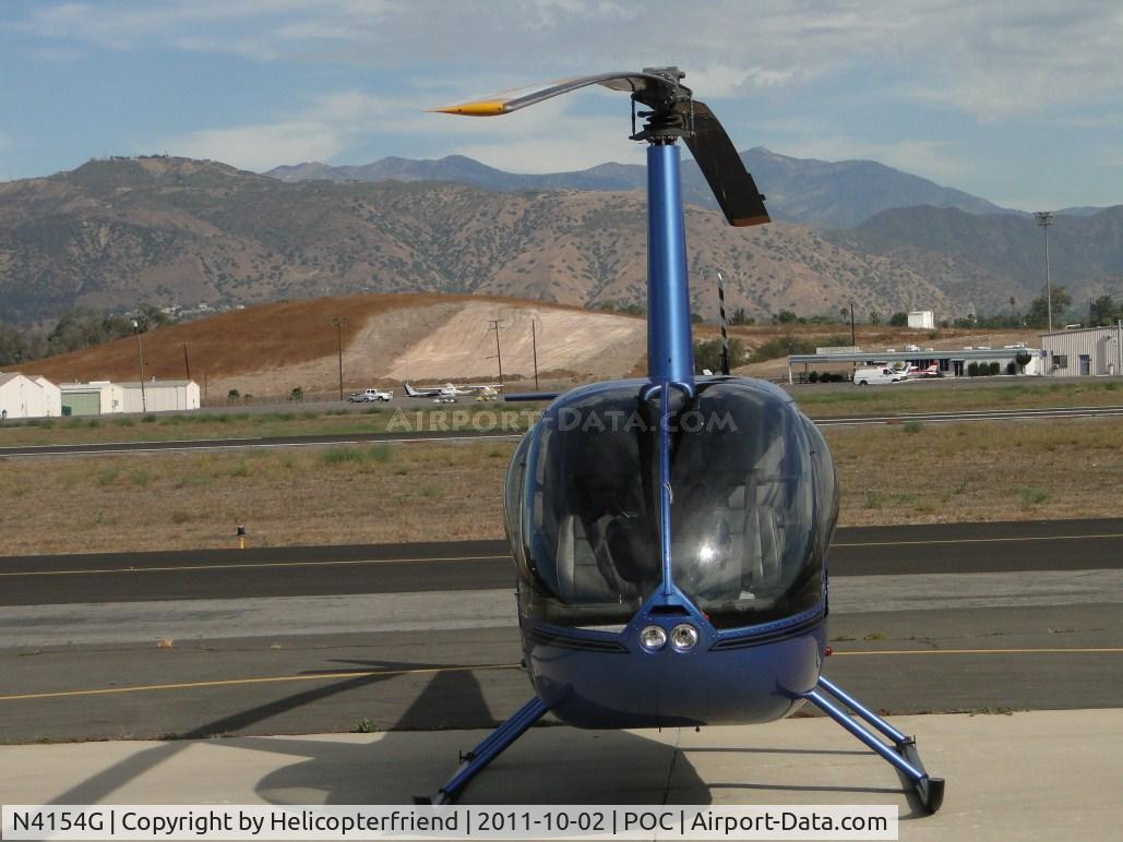 N4154G, 2008 Robinson R44 II C/N 12194, Parked on west helipad