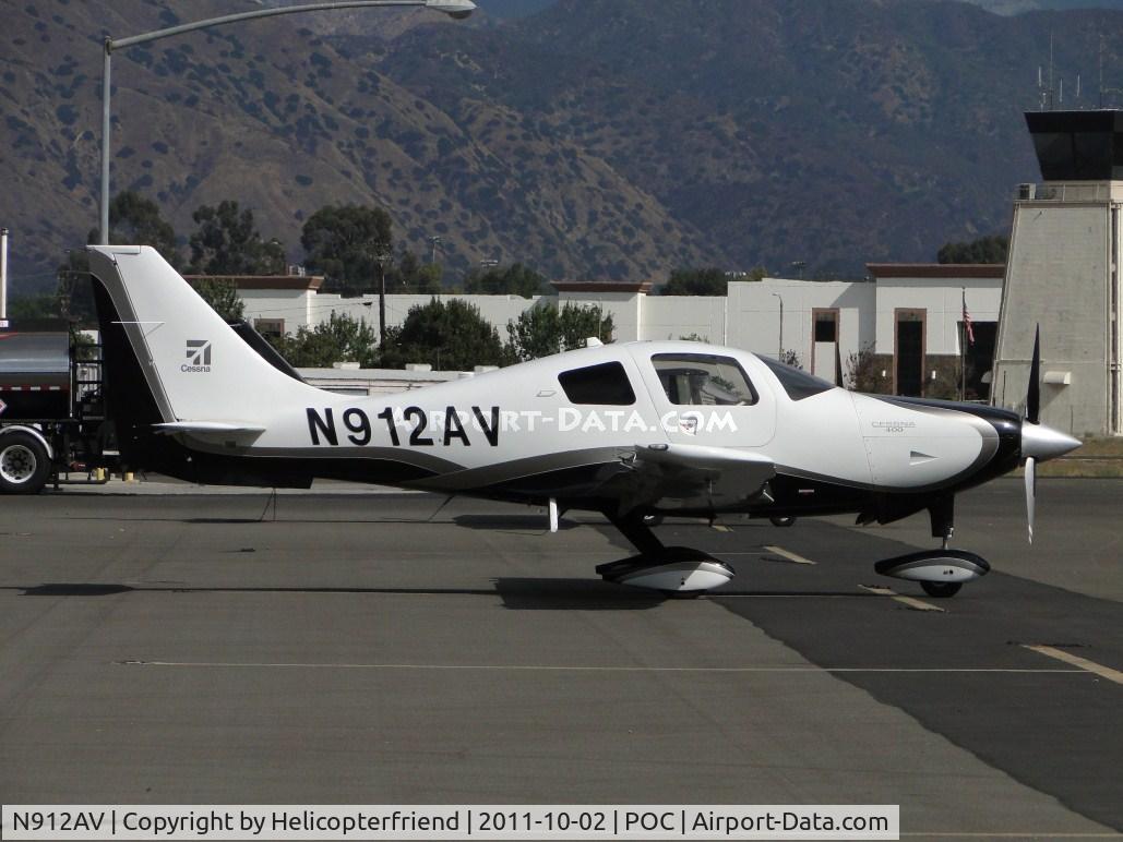 N912AV, 2008 Cessna LC41-550FG C/N 411006, Parked in transient parking
