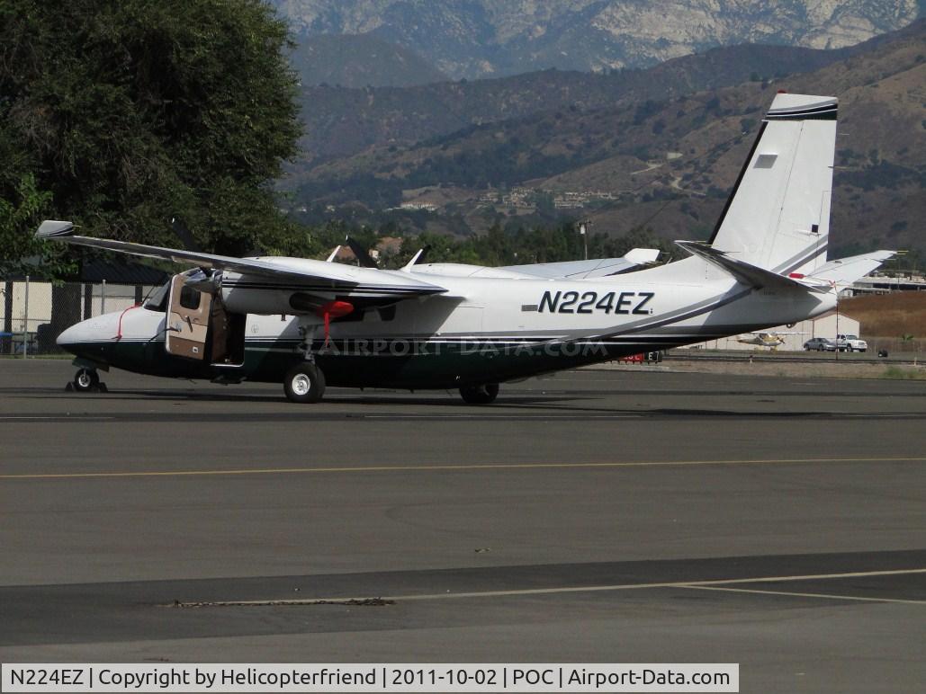 N224EZ, 1985 Gulfstream Aerospace 695B C/N 96206, Parked in transient parking