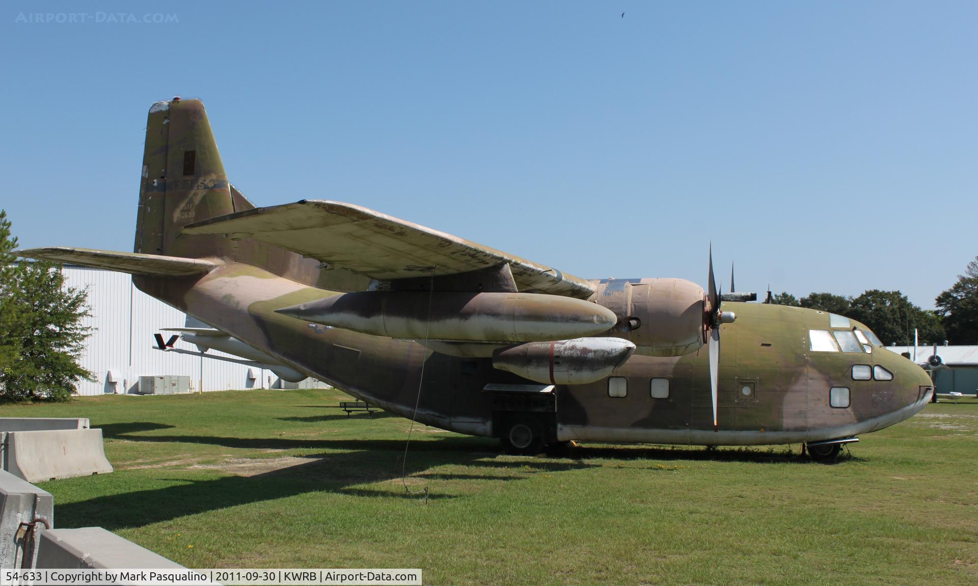 54-633, 1954 Fairchild UC-123K Provider C/N 20082, Fairchild C-123