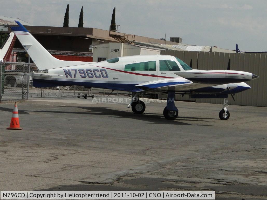N796CD, 1979 Cessna 310R C/N 310R1579, Parked by the paint shop and some pieces are missing