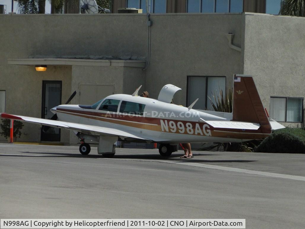N998AG, 1979 Mooney M20K C/N 250217, Unpacking and being made ready to be pushed back into the hanger