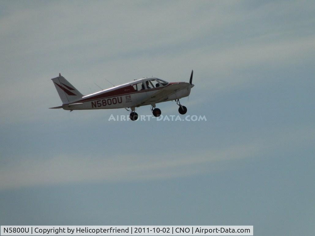 N5800U, 1967 Piper PA-28-140 Cherokee C/N 28-23502, Westbound from runway 26R