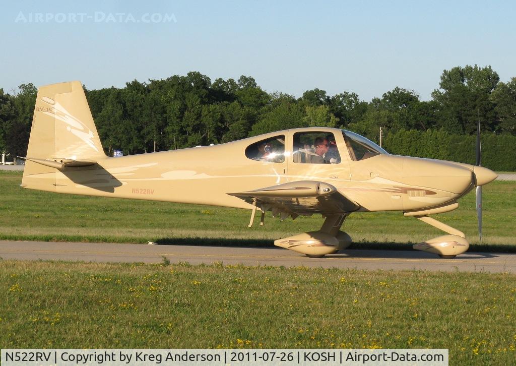 N522RV, 2005 Vans RV-10 C/N 40243, EAA AirVenture 2011