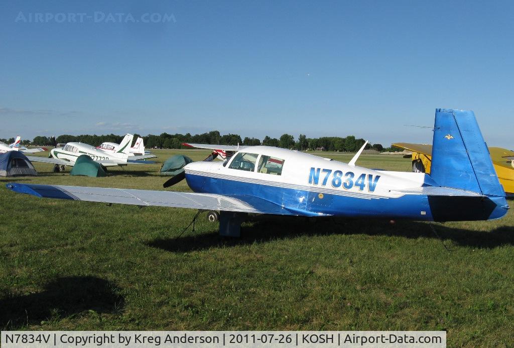 N7834V, 1964 Mooney M20C Ranger C/N 2870, EAA AirVenture 2011