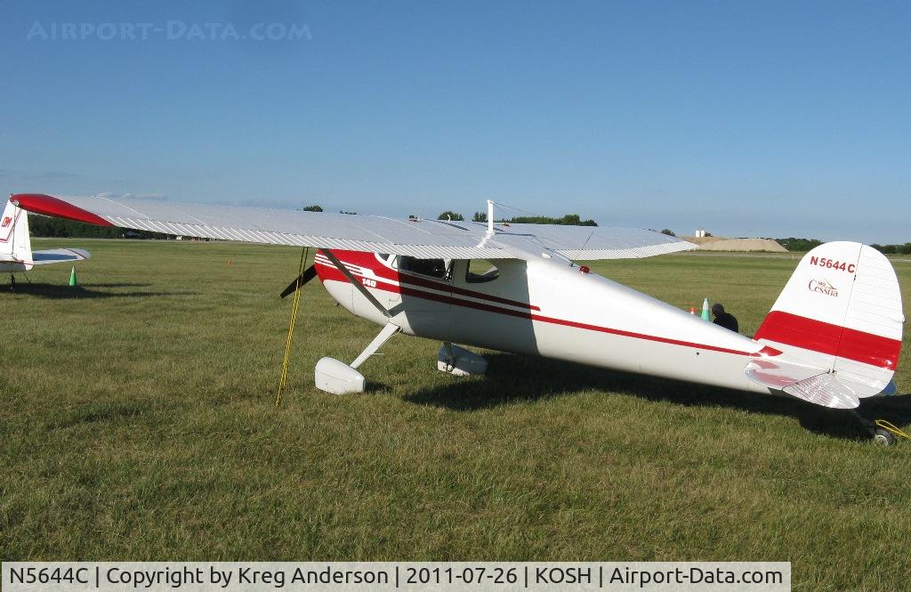 N5644C, 1950 Cessna 140A C/N 15598, EAA AirVenture 2011