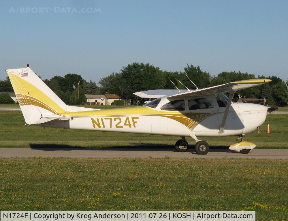 N1724F, 1966 Cessna 172H C/N 17255119, EAA AirVenture 2011