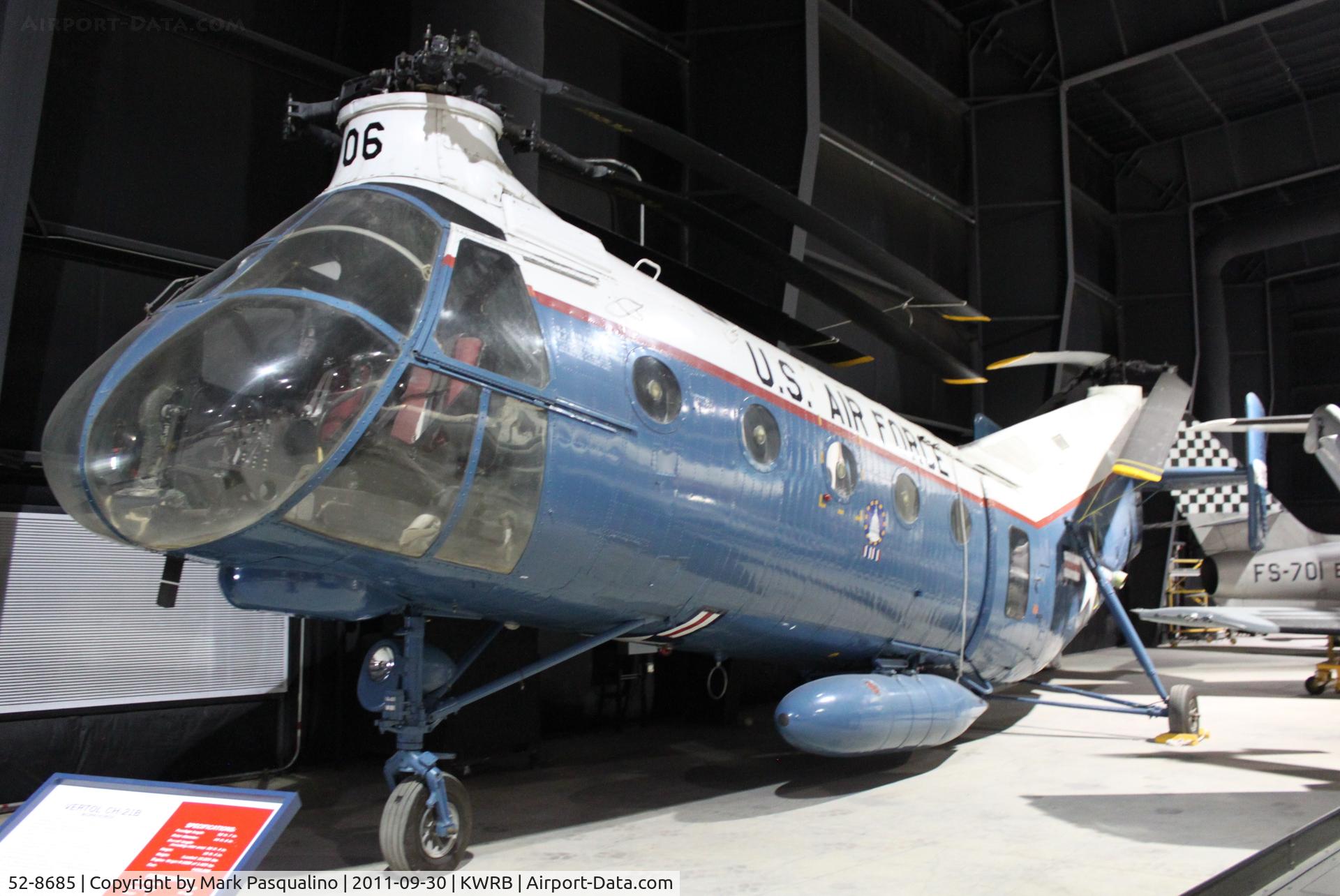 52-8685, 1952 Piasecki H-21B Workhorse C/N B.47, Piasecki H-21B