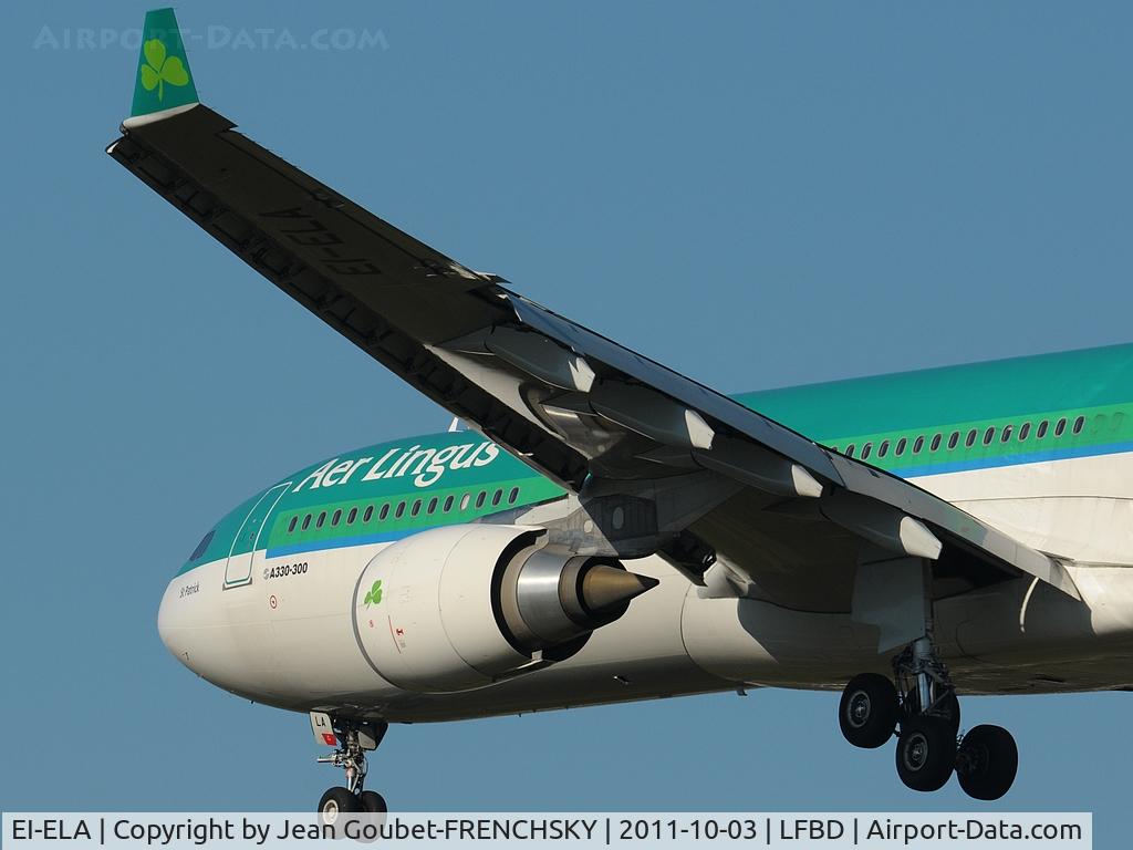 EI-ELA, 2010 Airbus A330-302X C/N 1106, landing 23