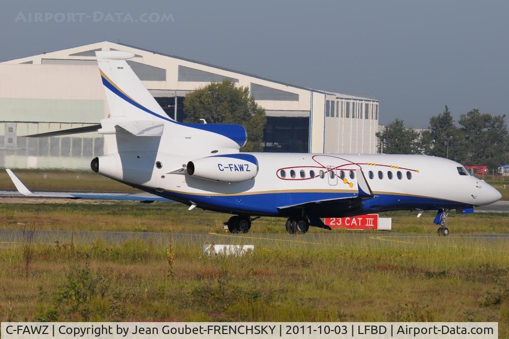 C-FAWZ, 2009 Dassault Falcon 7X C/N 65, The Craig Evan Corporation
