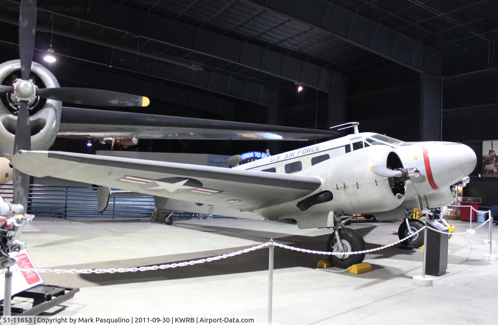 51-11653, 1951 Beech C-45G Expeditor C/N AF-210, Beech C-45