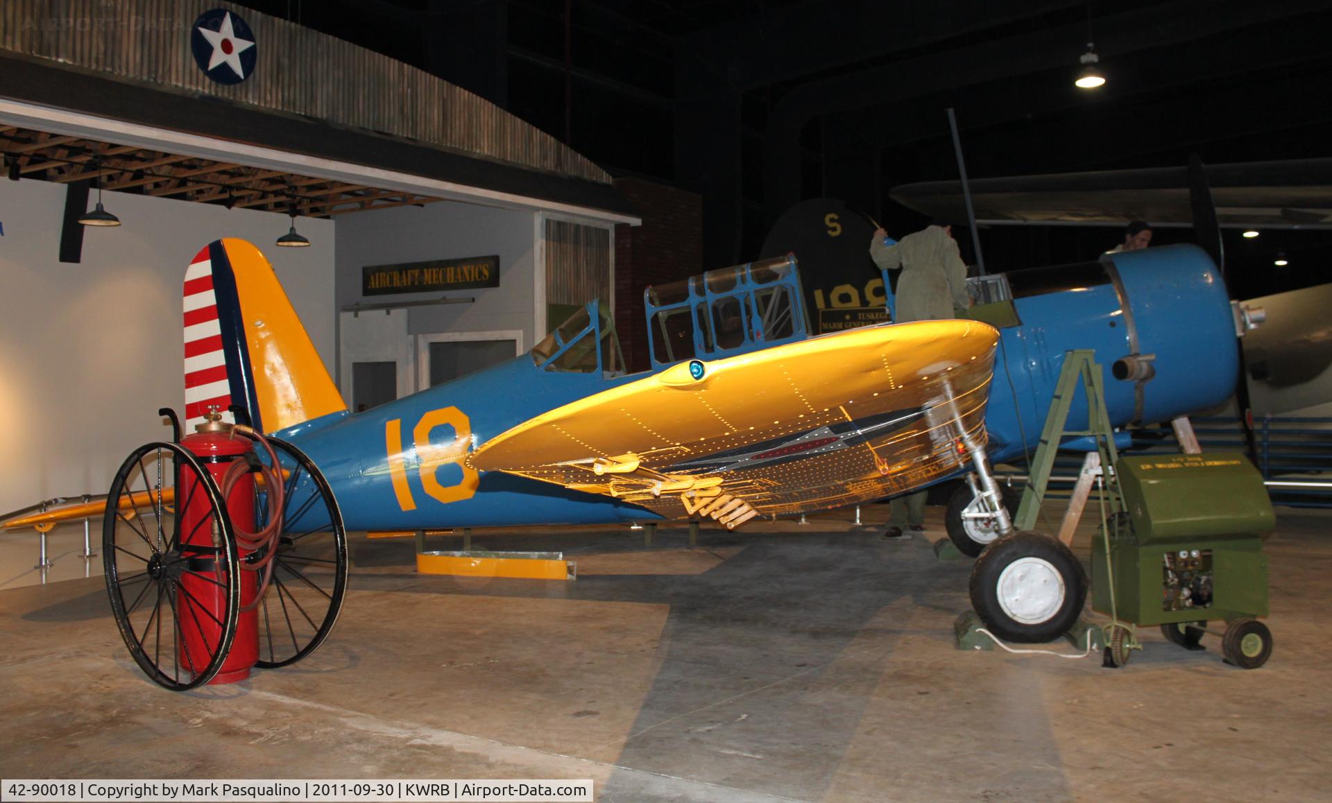 42-90018, 1942 Vultee BT-13B Valiant C/N Not found 42-90018, Vultee BT-13B