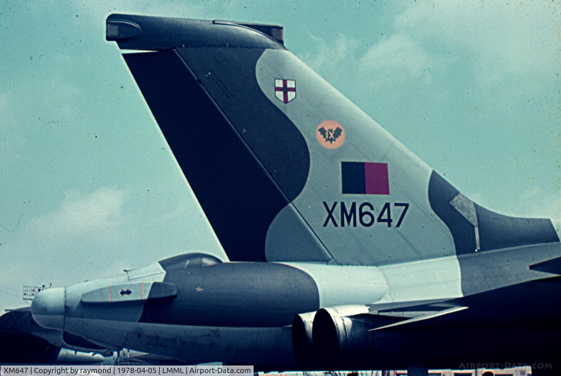 XM647, 1964 Avro Vulcan B.2 C/N Set 79, Vulcan XM647 9Sqd RAF