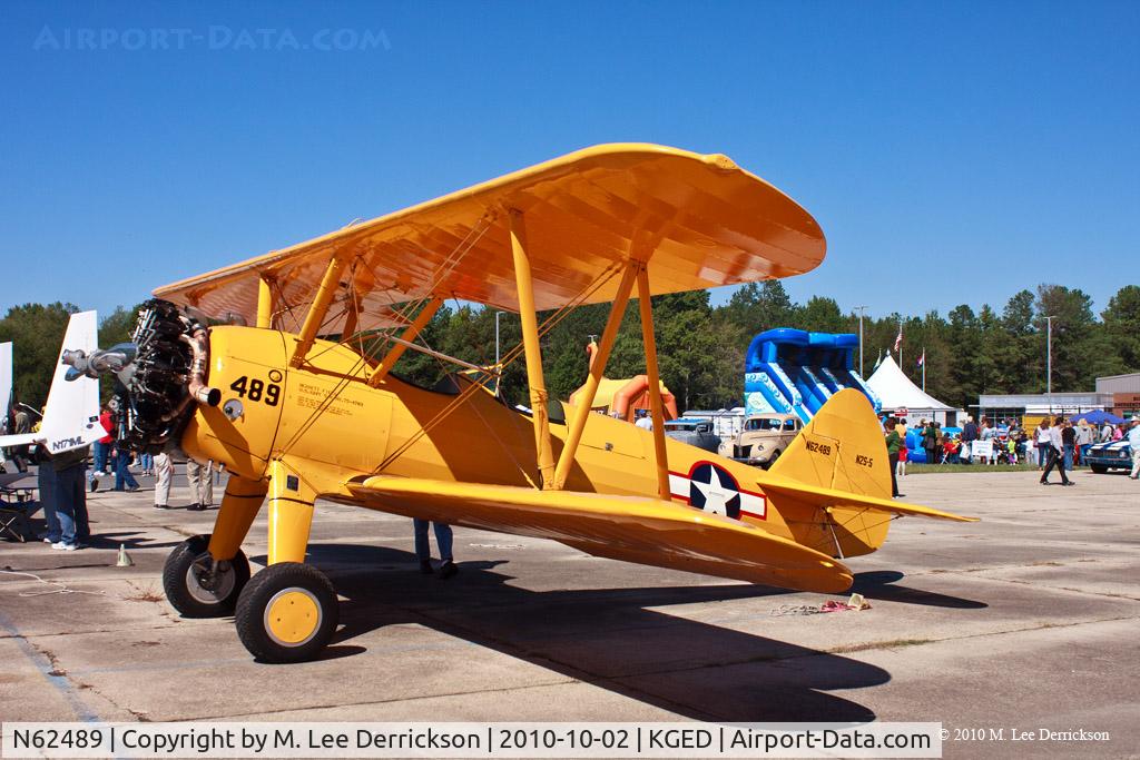 N62489, 1943 Boeing A75N1(PT17) C/N 75-4783, On display at Wings & Wheels Show 2010