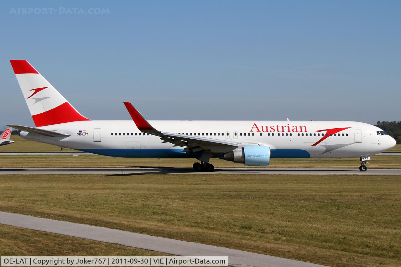 OE-LAT, 1991 Boeing 767-31A C/N 25273, Austrian Airlines