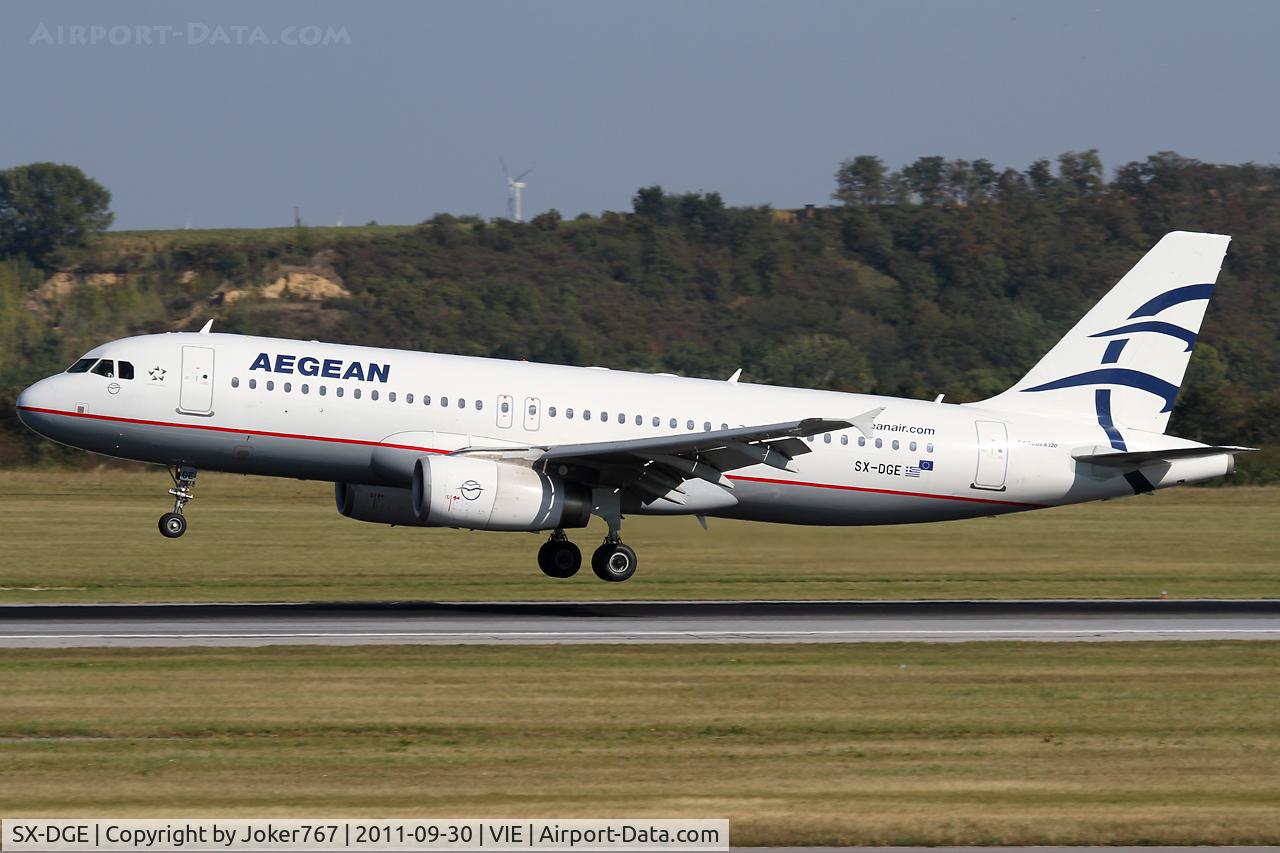 SX-DGE, 2009 Airbus A320-232 C/N 3990, Aegean Airlines