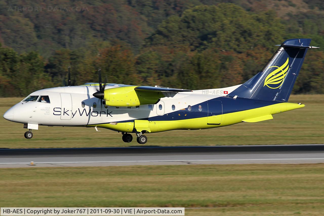 HB-AES, 1995 Dornier 328-110 C/N 3021, SkyWork Airlines