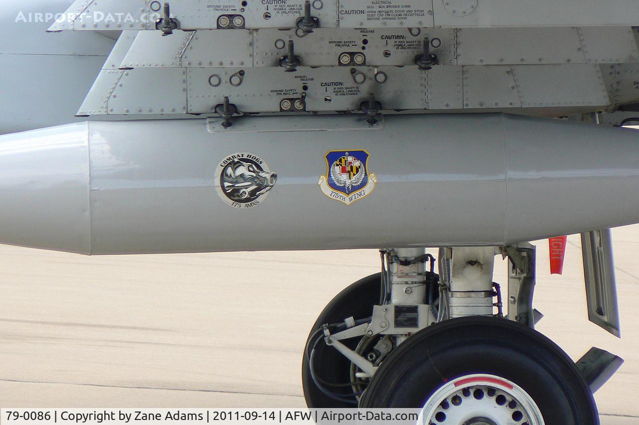 79-0086, 1979 Fairchild Republic A-10A Thunderbolt II C/N A10-0350, At Alliance Airport - Fort Worth, TX
