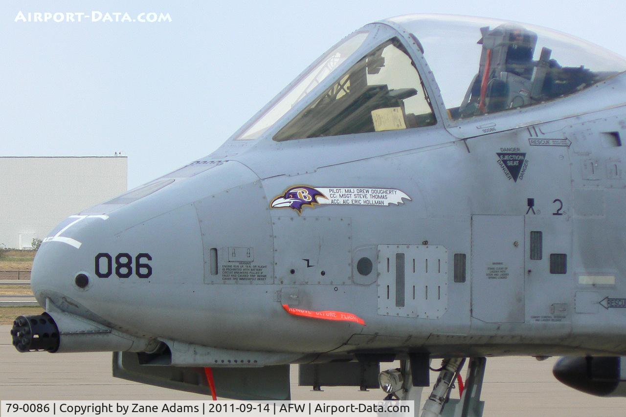 79-0086, 1979 Fairchild Republic A-10A Thunderbolt II C/N A10-0350, At Alliance Airport - Fort Worth, TX