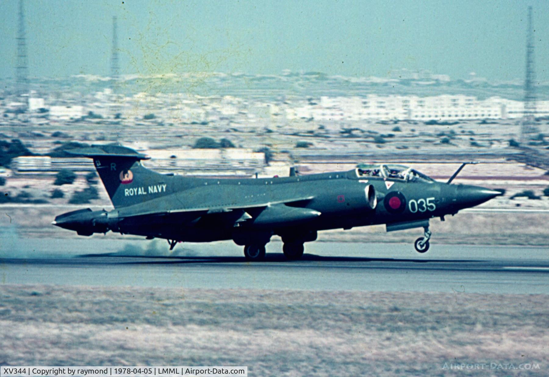 XV344, 1967 Hawker Siddeley Buccaneer S.2 C/N B3-22-66, Buccaneer XV344/035 809Sqd Royal Navy