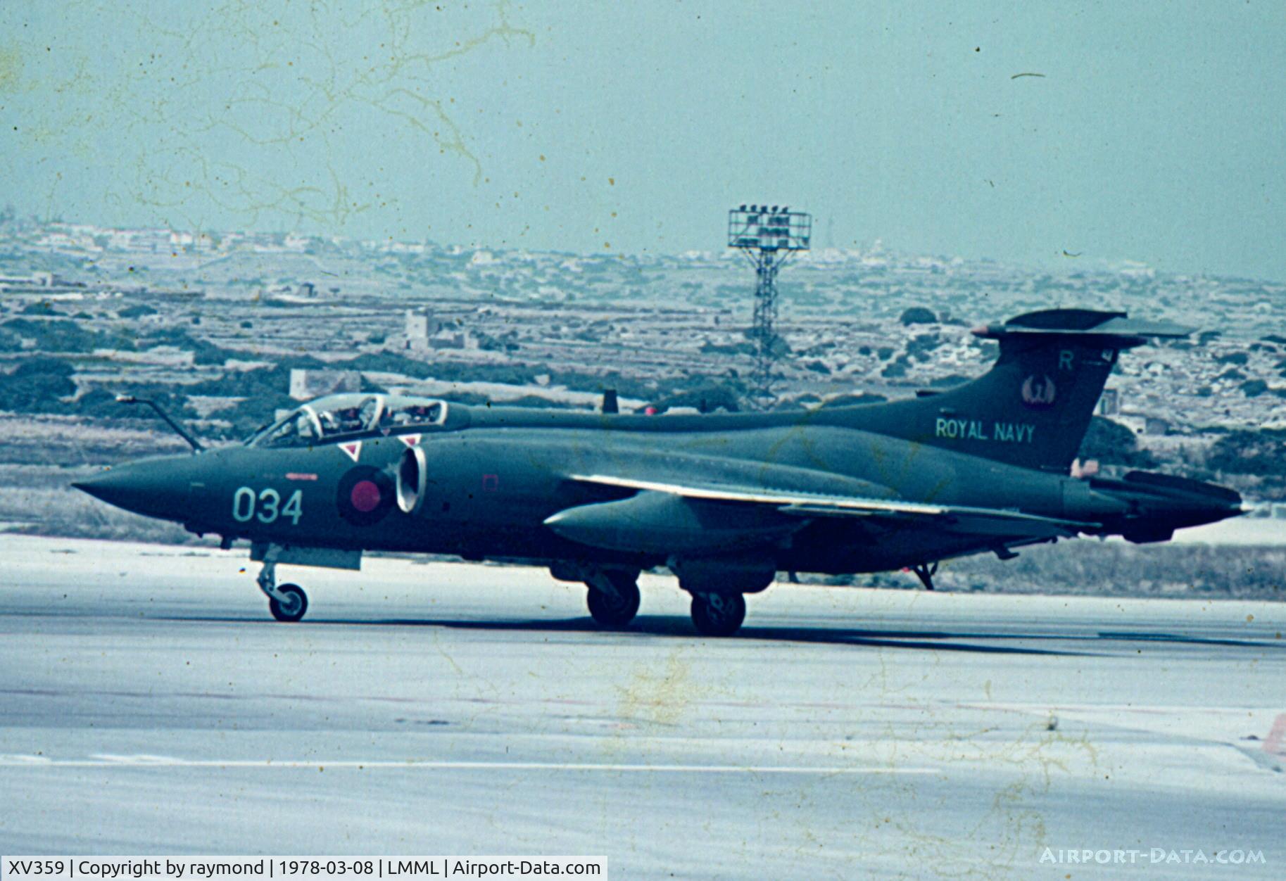 XV359, 1968 Hawker Siddeley Buccaneer S.2B C/N B3-09-67, Buccaneer XV359/034 809Sqd Royal Navy