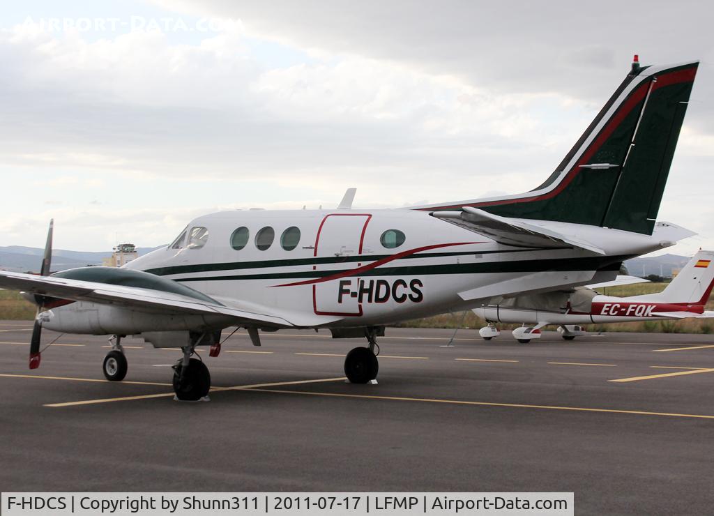 F-HDCS, Beech C90A King Air King Air C/N LJ-1066, Parked...
