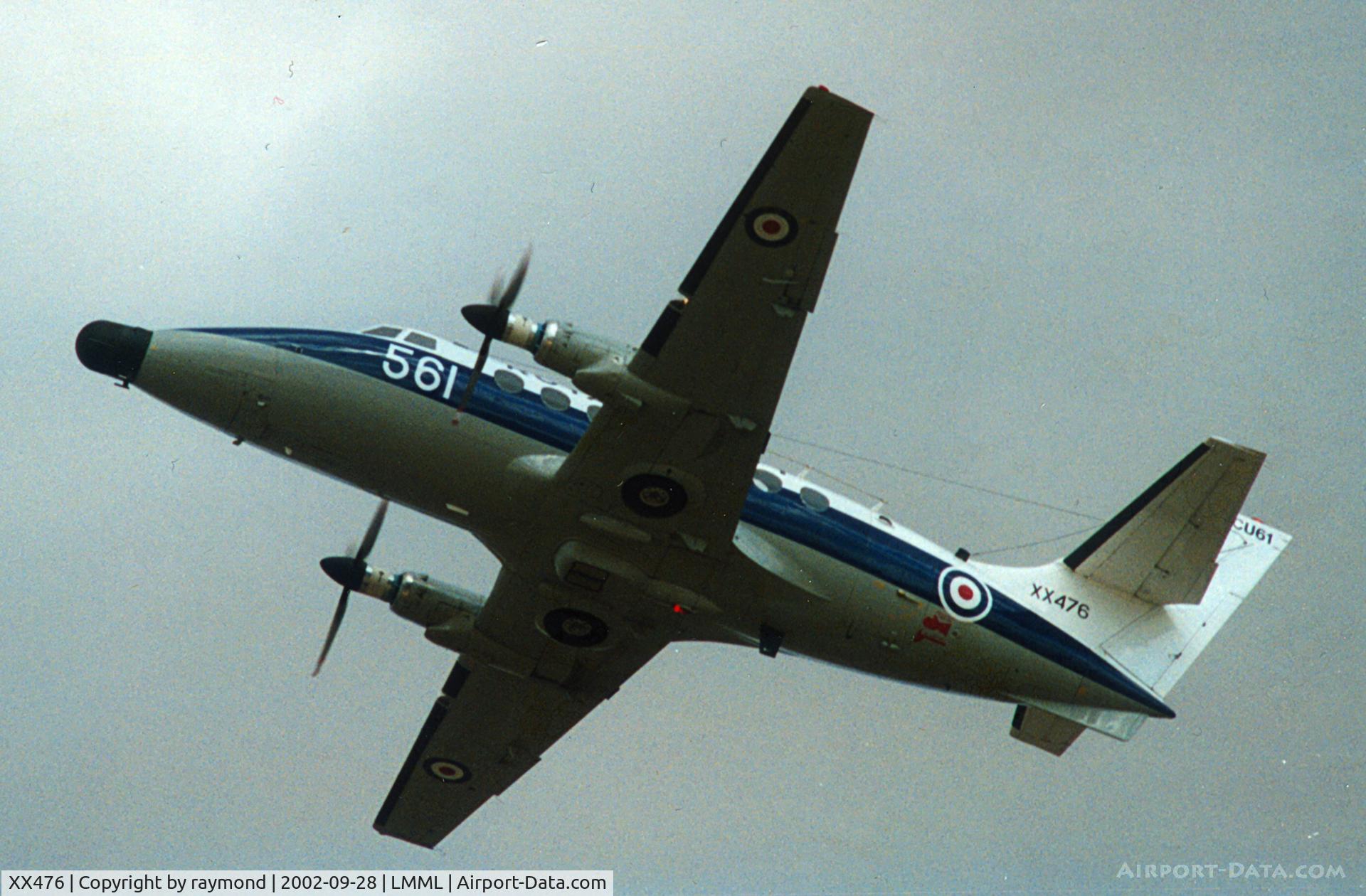XX476, 1978 Scottish Aviation Jetstream T.2 (HP-137) C/N 216, Jetstream XX476/561 NAS750 Royal Navy