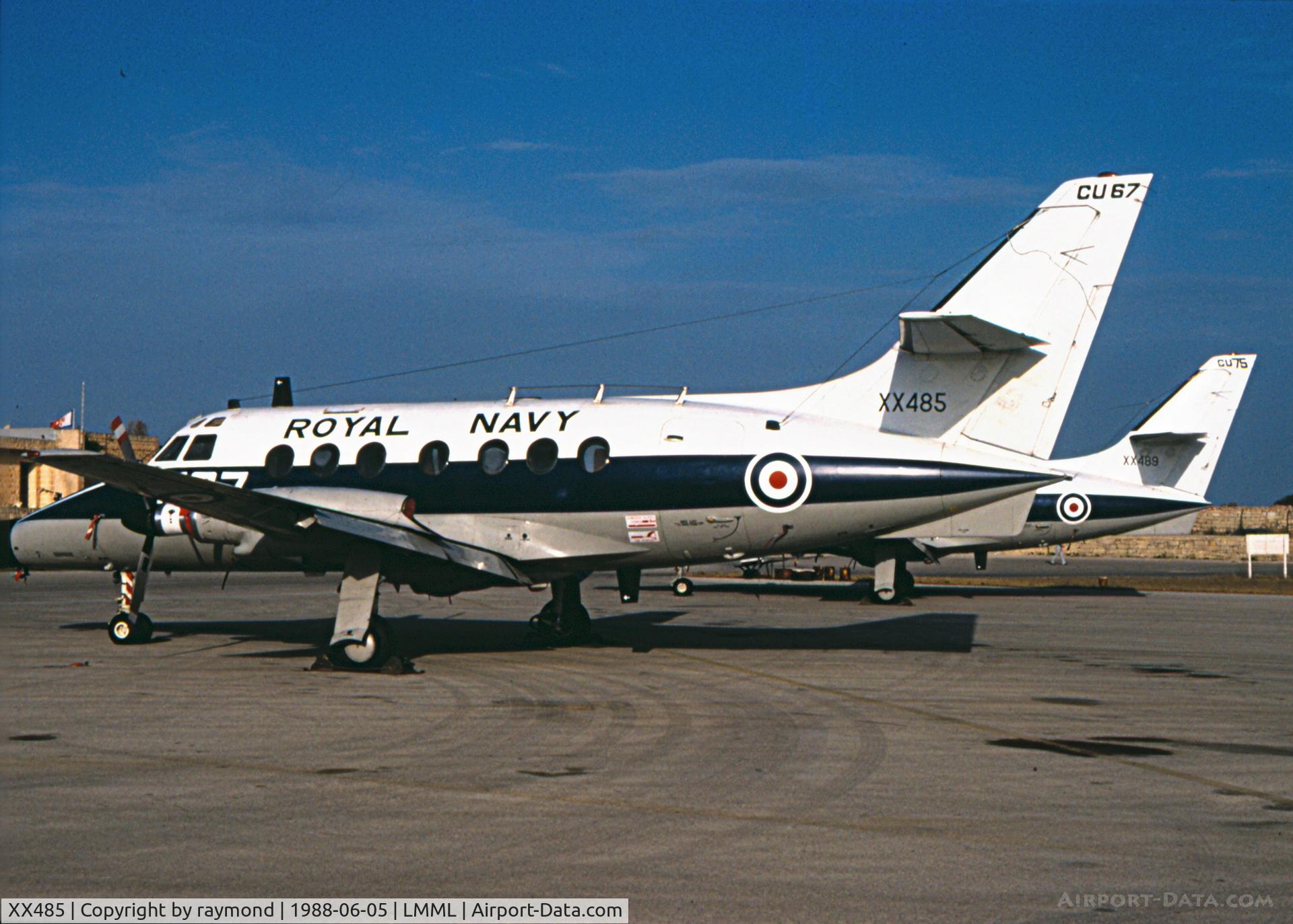 XX485, 1974 Scottish Aviation HP-137 Jetstream T.2 C/N 268, Jetstream XX485/567 NAS750 Royal Navy