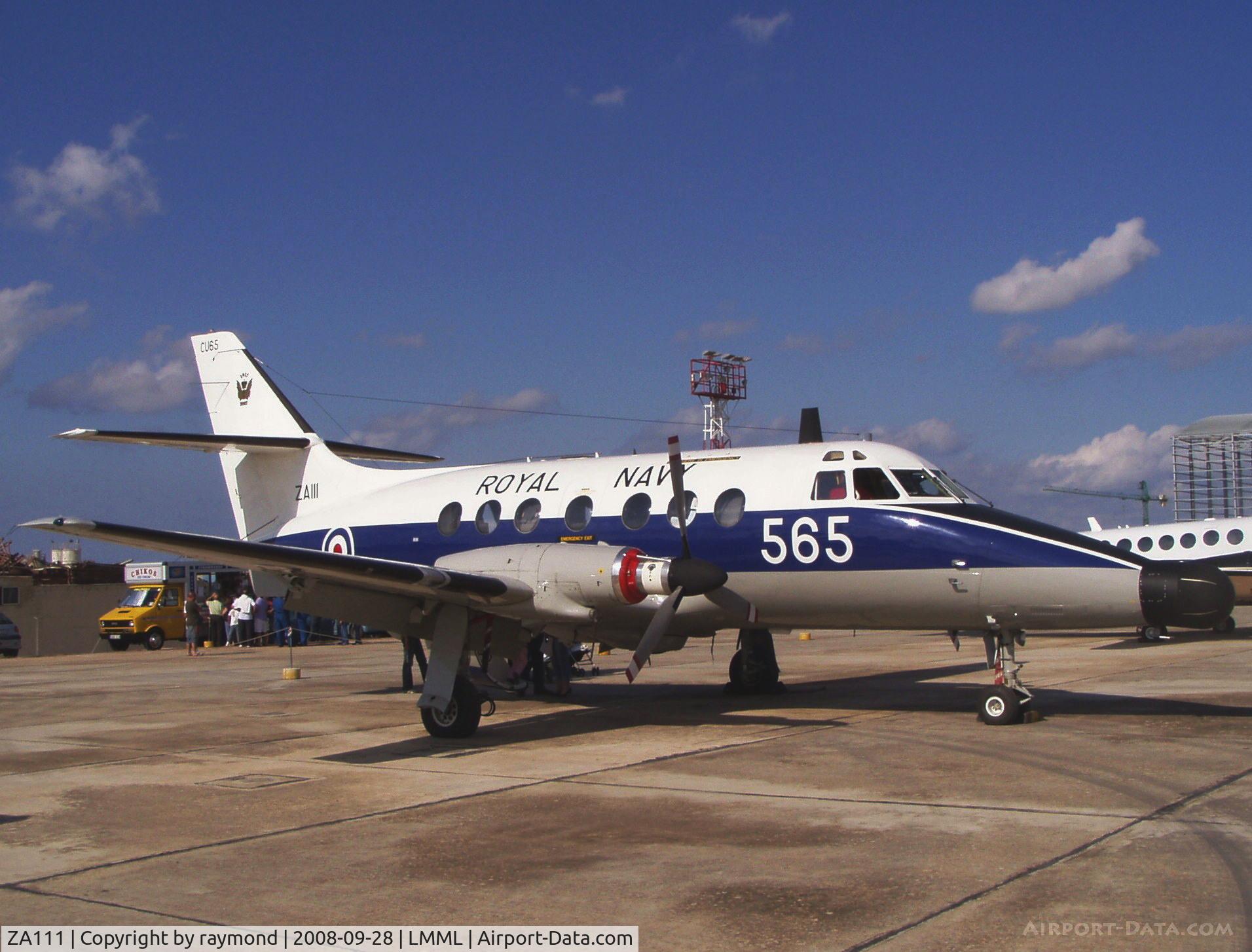 ZA111, Scottish Aviation HP-137 Jetstream T.2 C/N 211, Jetstream ZA111 Royal Navy