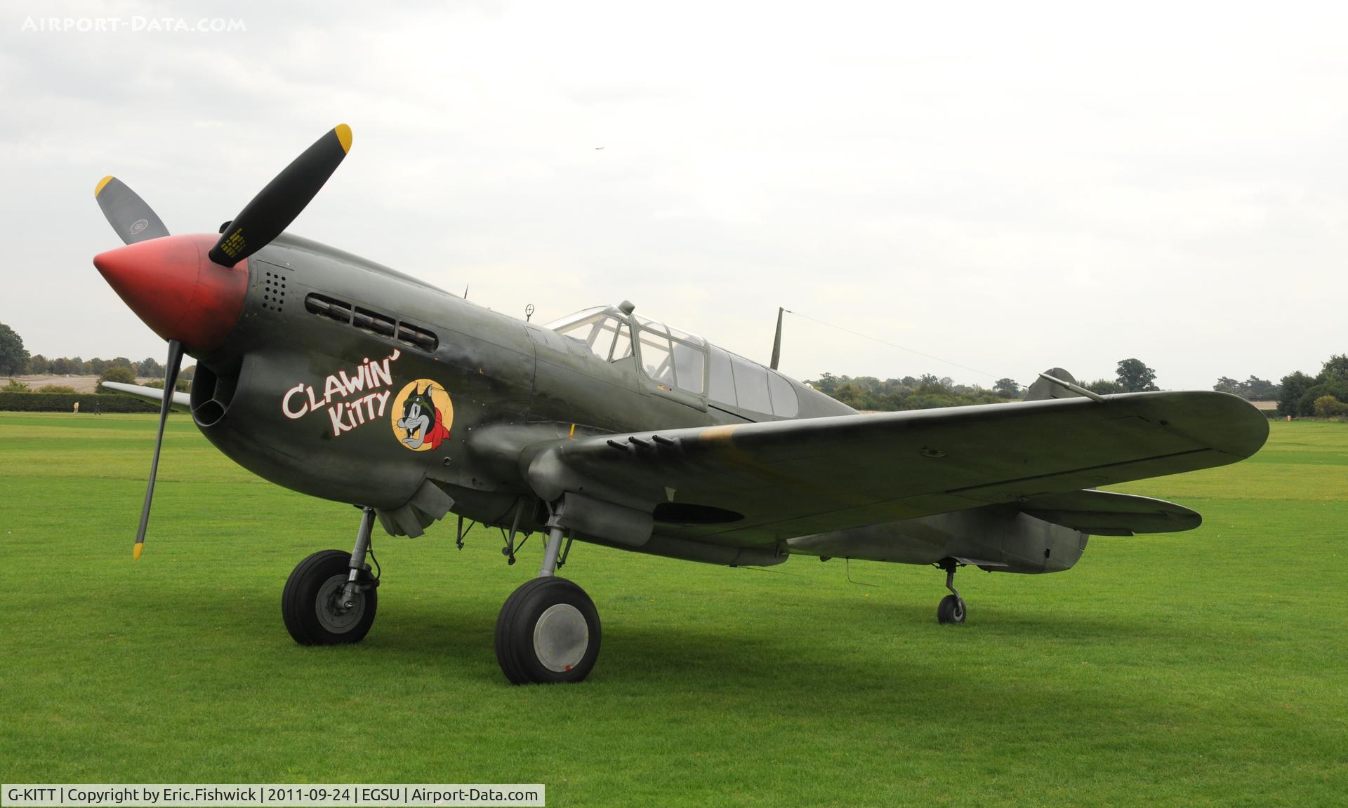 G-KITT, 1943 Curtiss P-40M Warhawk C/N 27490, 1. G-KITT at the glorious Shuttleworth Uncovered Air Display, September 2011