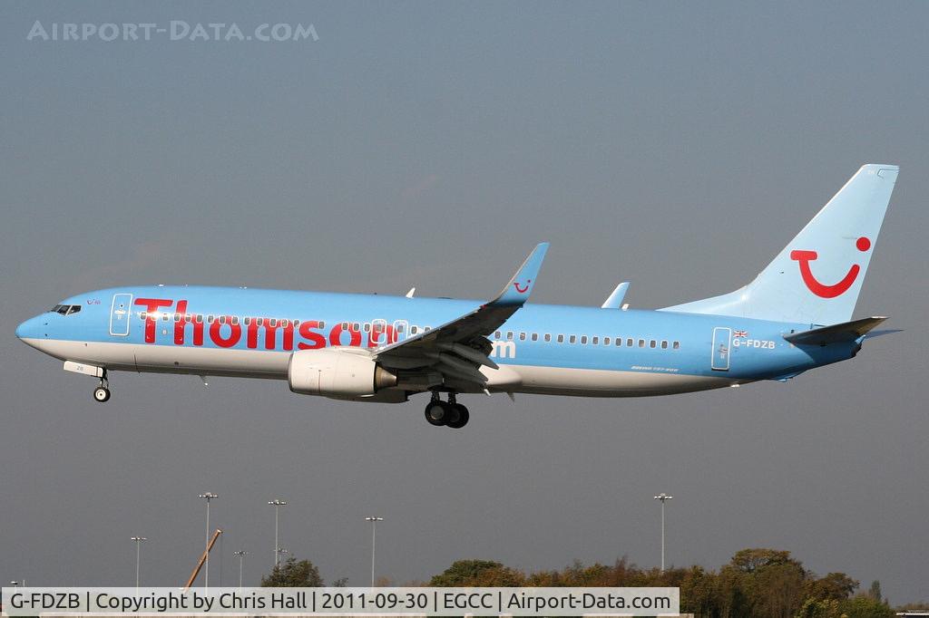 G-FDZB, 2007 Boeing 737-8K5 C/N 35131, Thomson