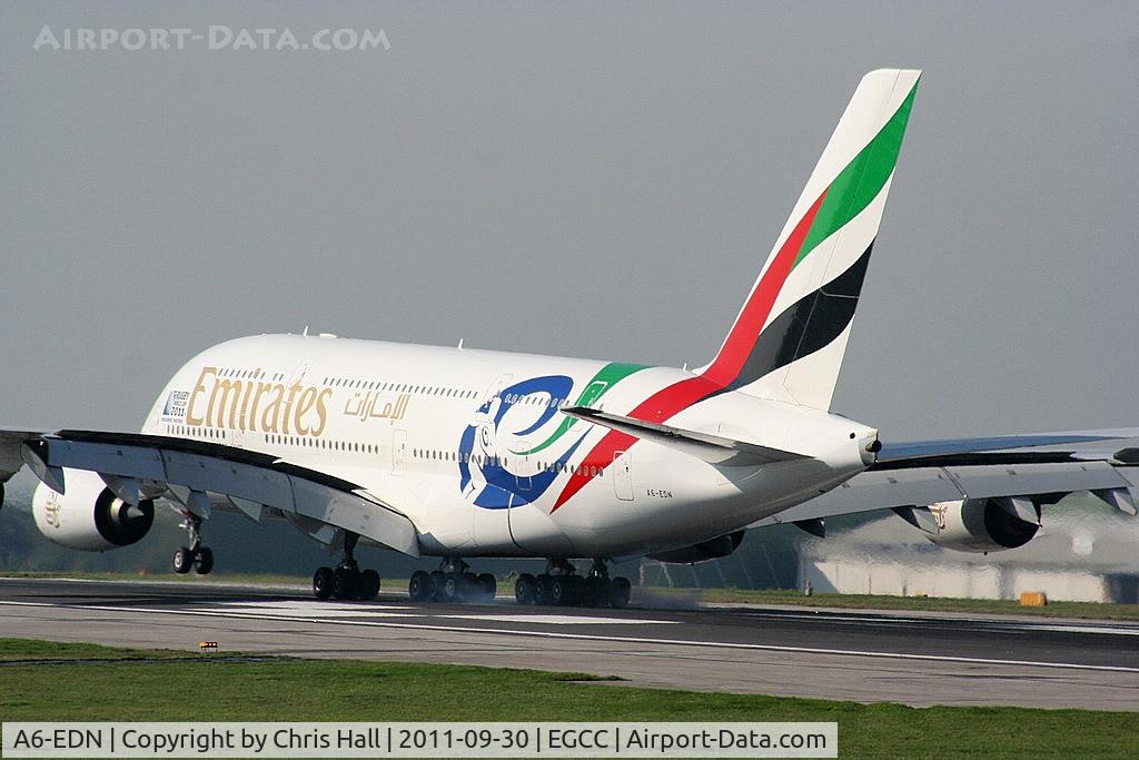 A6-EDN, 2010 Airbus A380-861 C/N 056, Emirates A380 wearing the 