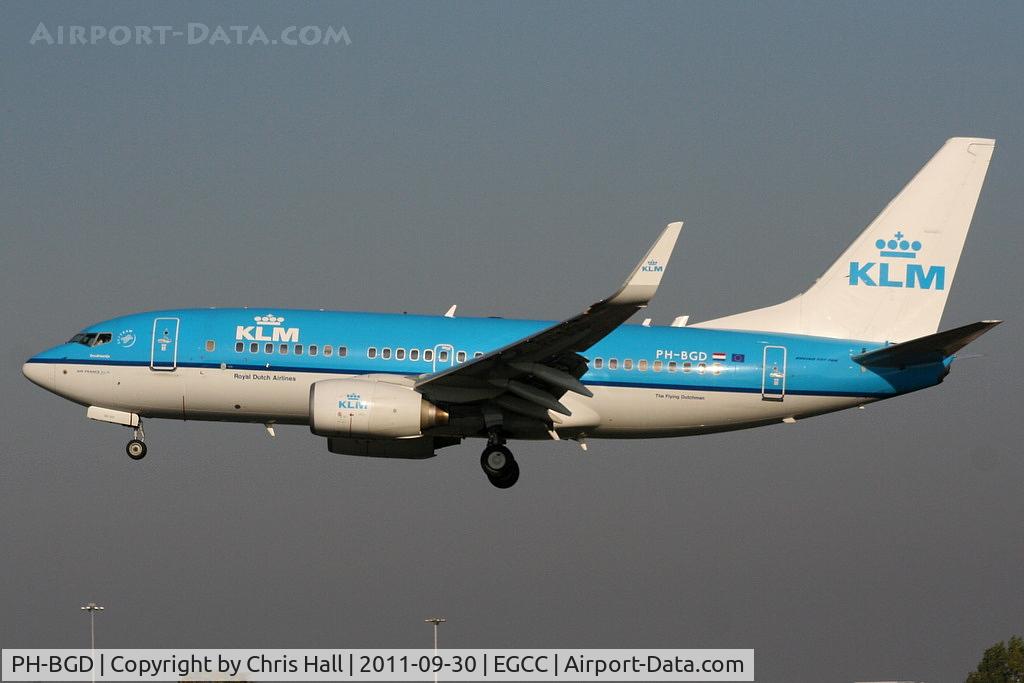 PH-BGD, 2008 Boeing 737-7K2 C/N 30366, KLM Royal Dutch Airlines